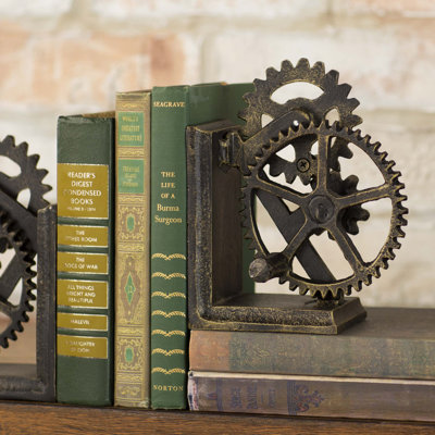 about iron bookends gvj hallmark on back